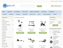 Tablet Screenshot of fitgear.nl